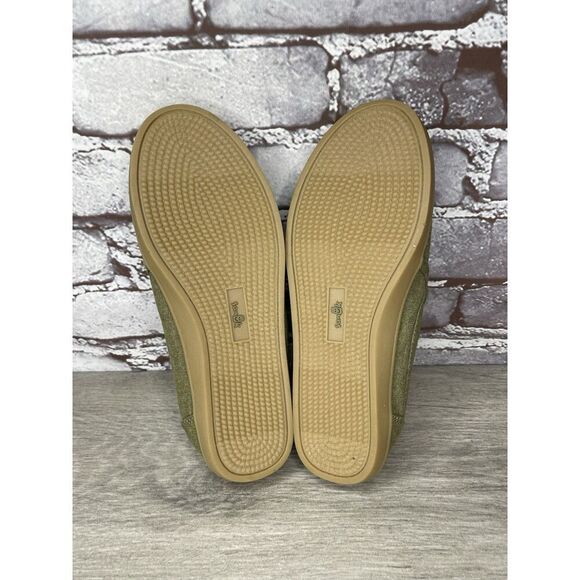 Sanuk Lil Pair O Dice Youth Green Canvas Sidewalk Surfer Shoes Kids Sz 3US/33EU - Picture 6 of 16